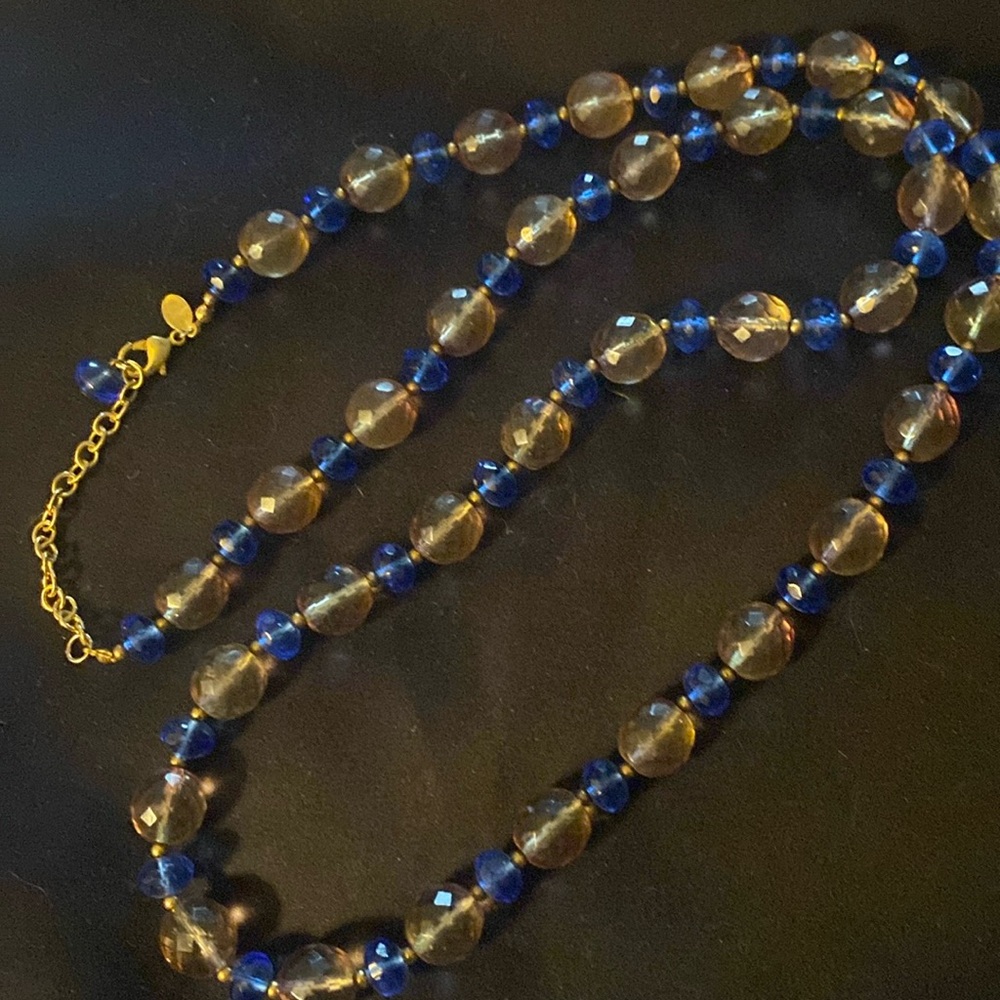 Joan Rivers Vintage Crystal Faceted Necklace